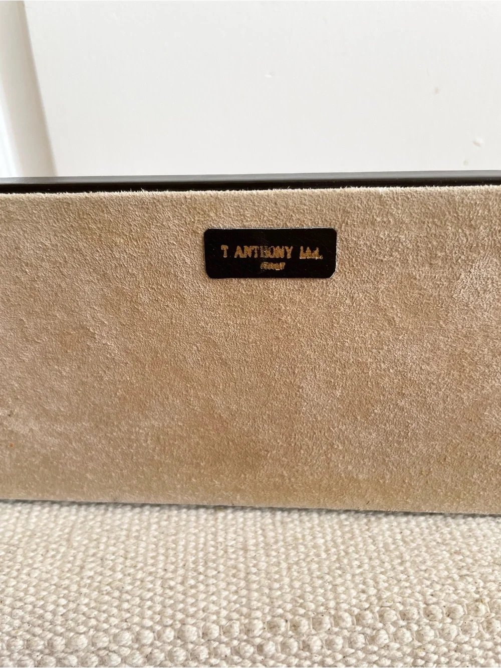 T Anthony Leather Letter Paper Organizer And Leather Pen Box ITALY